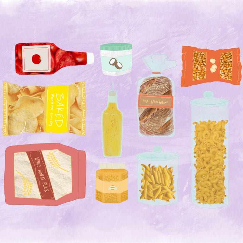 An illustration of healthy food options.