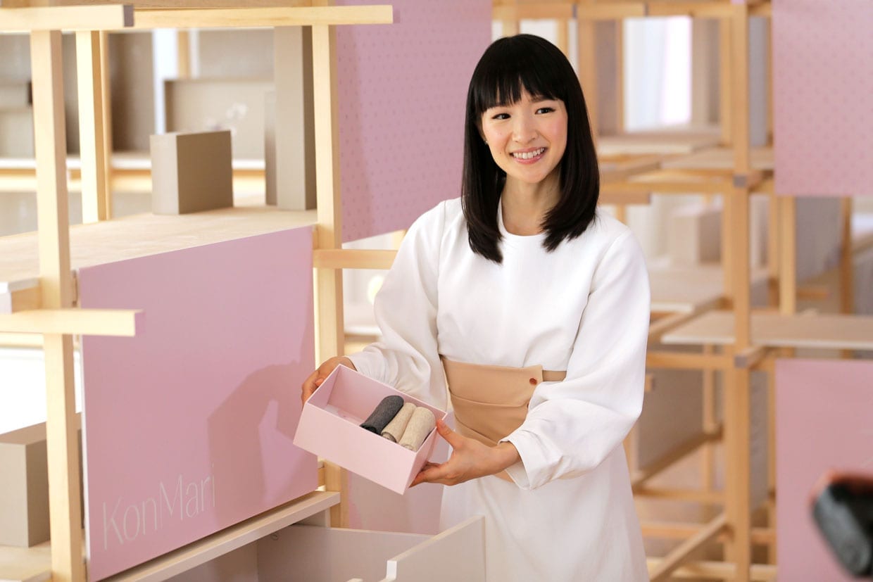 Marie Kondo poses for a picture during a media event in New York City, July 11, 2018.