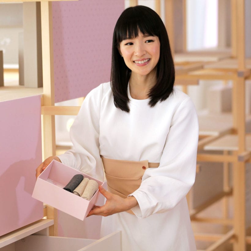 Marie Kondo poses for a picture during a media event in New York City, July 11, 2018.