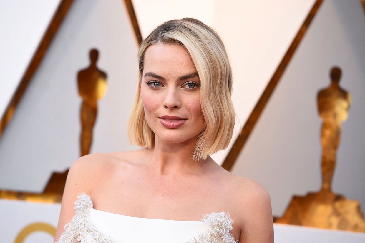 Margot Robbie at the Oscars in 2018.