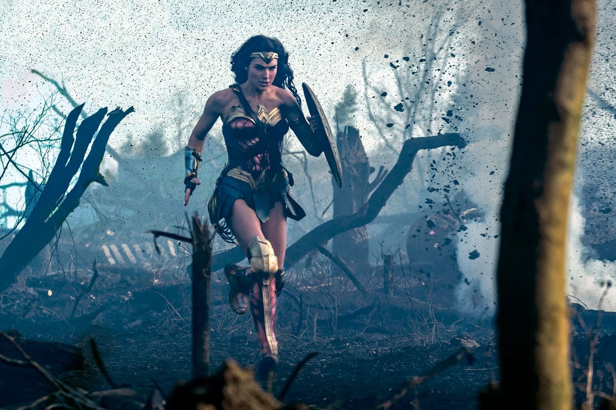 Gal Gadot in a scene from Wonder Woman.