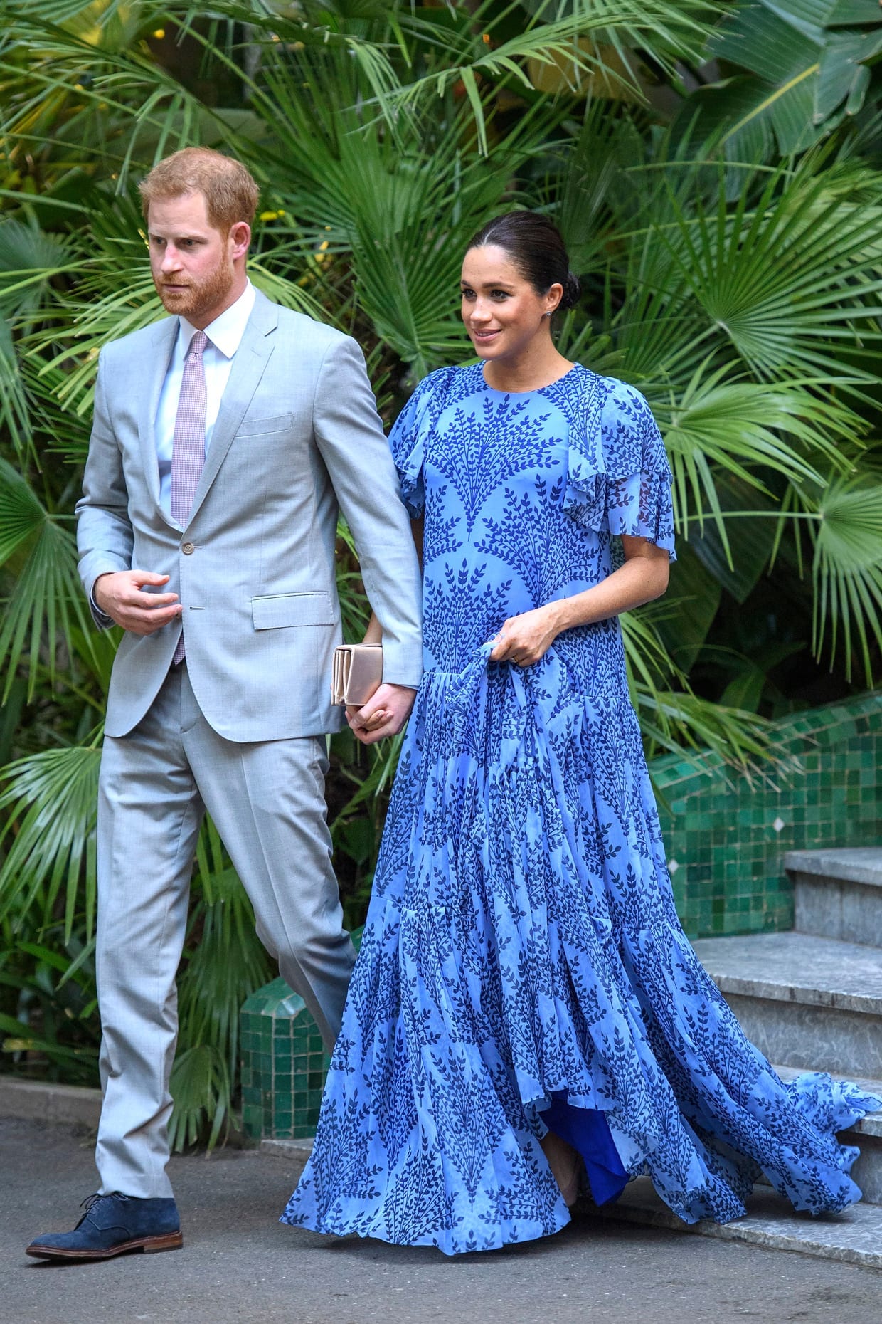 Prince Harry and Meghan Markle visit to Morocco, Feb. 25, 2019.