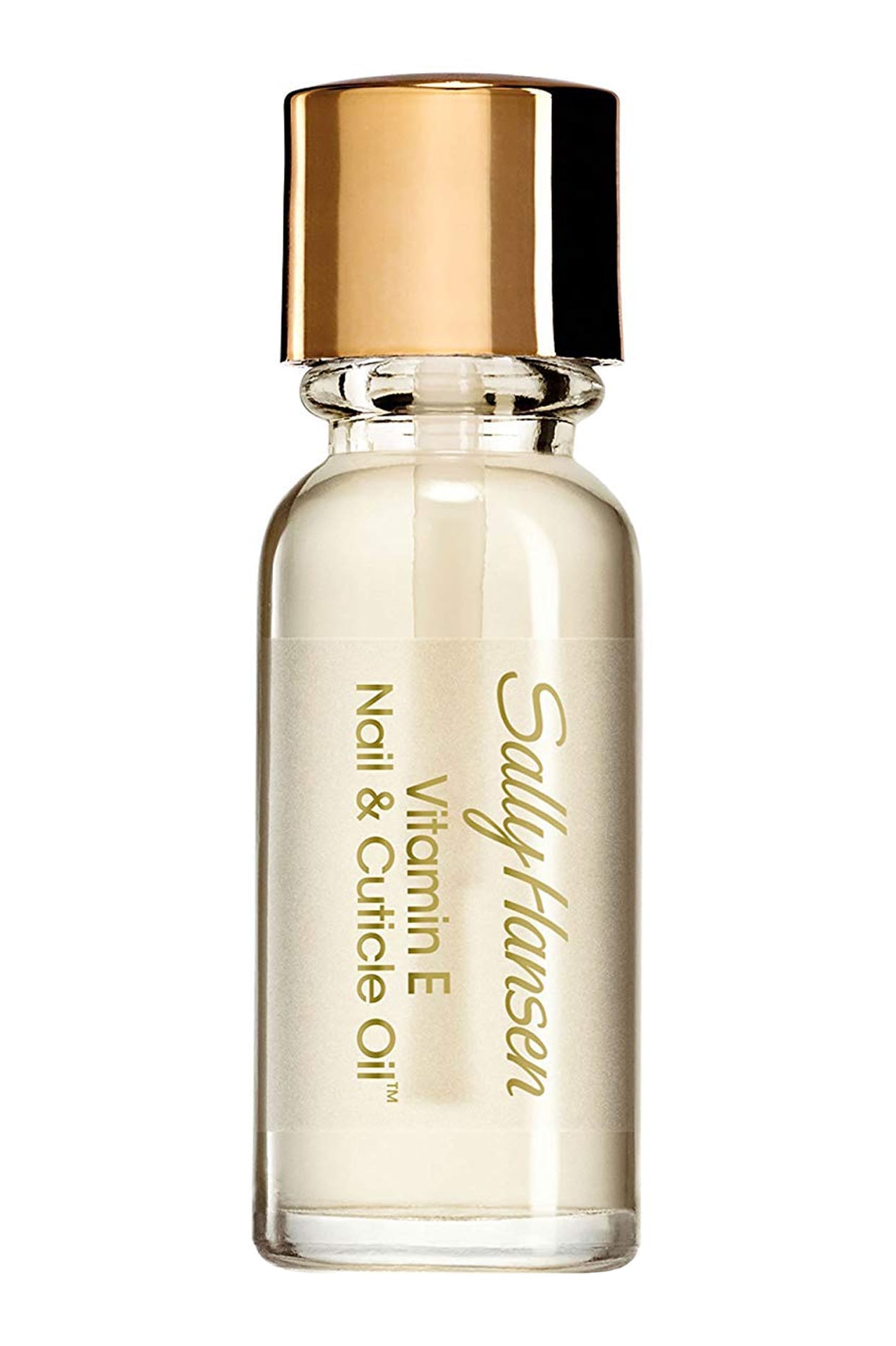 A bottle of cuticle and nail Vitamin E oil.