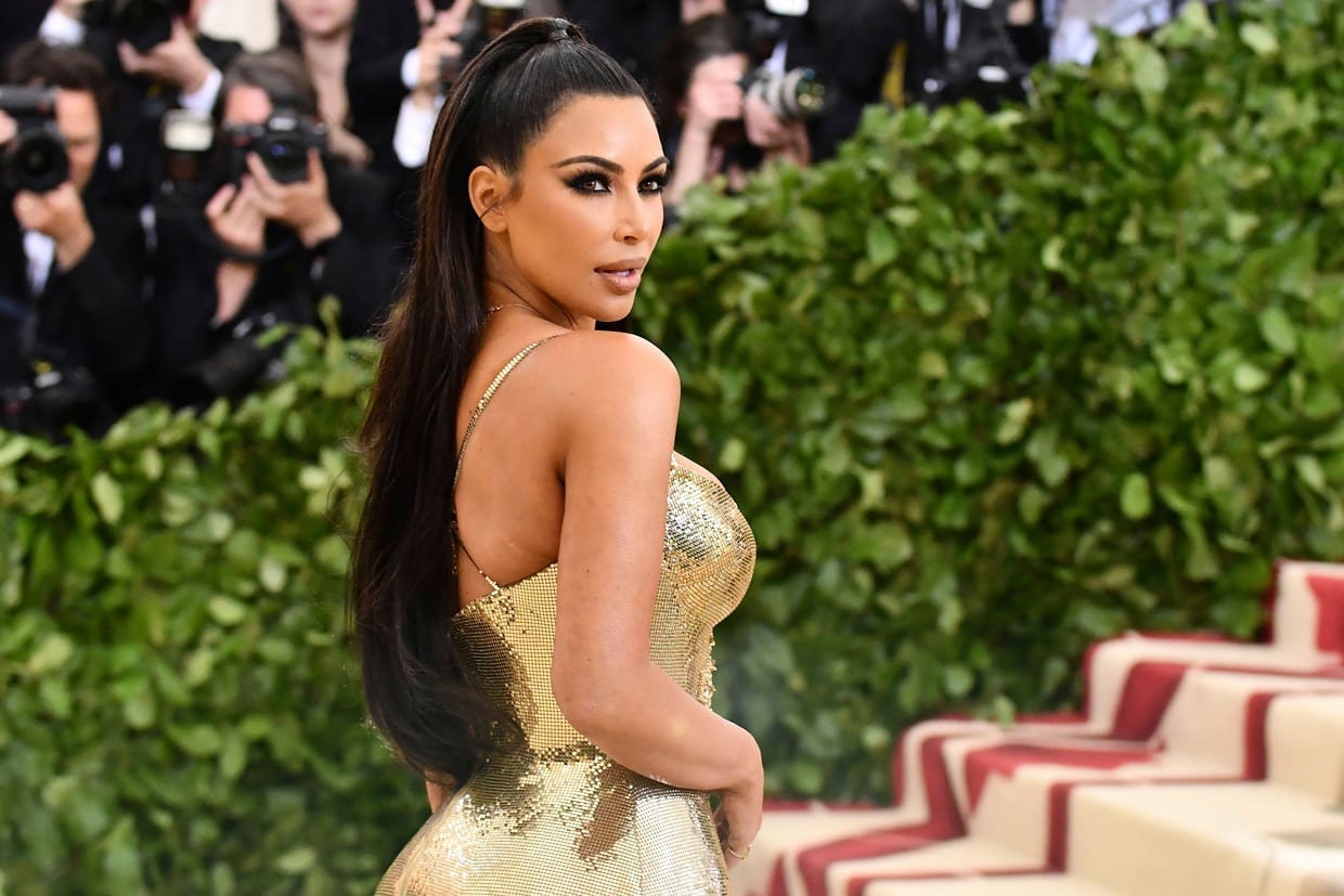 Kim Kardashian at the Met Gala in New York City, May 7, 2018.