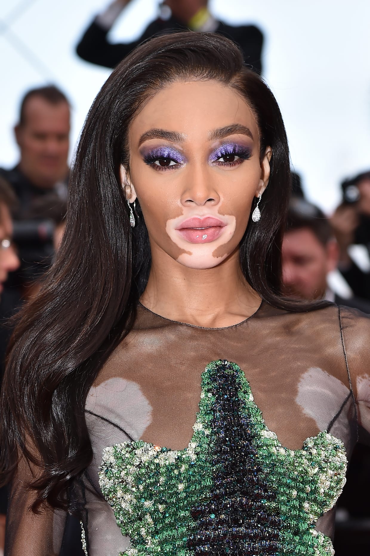 Winne Harlow attends the screening of 