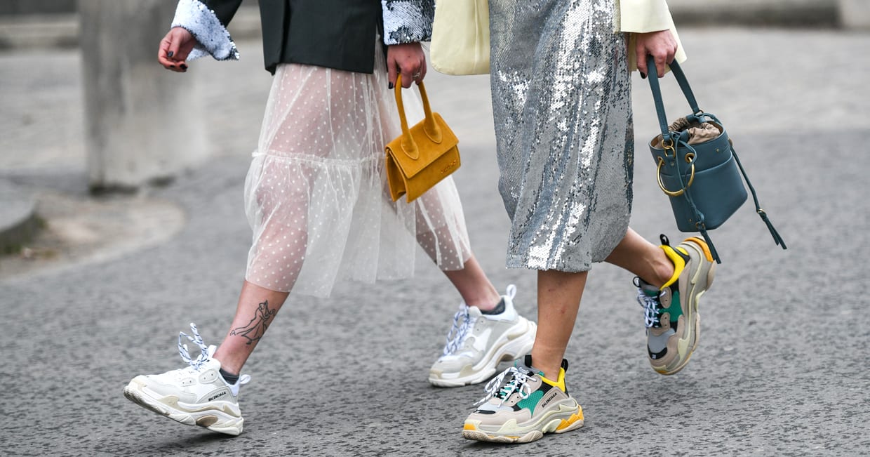 Sneaker styles Paris fashion week proved ugly shoe trend is strong