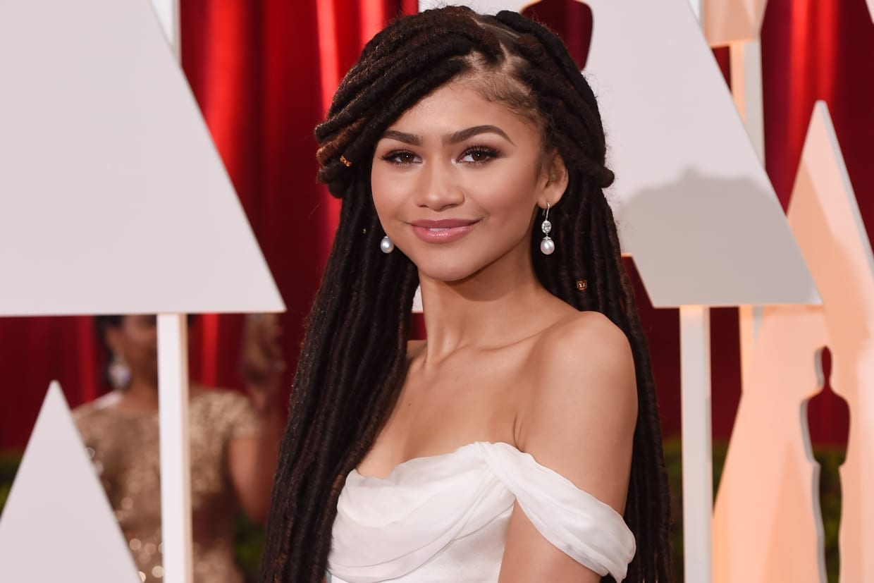 Zendaya attends the 87th Annual Academy Awards at Hollywood & Highland Center in Los Angeles, Feb. 22, 2015.