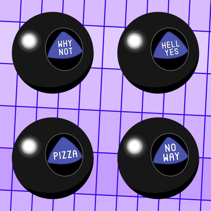 Magic ball with different answers