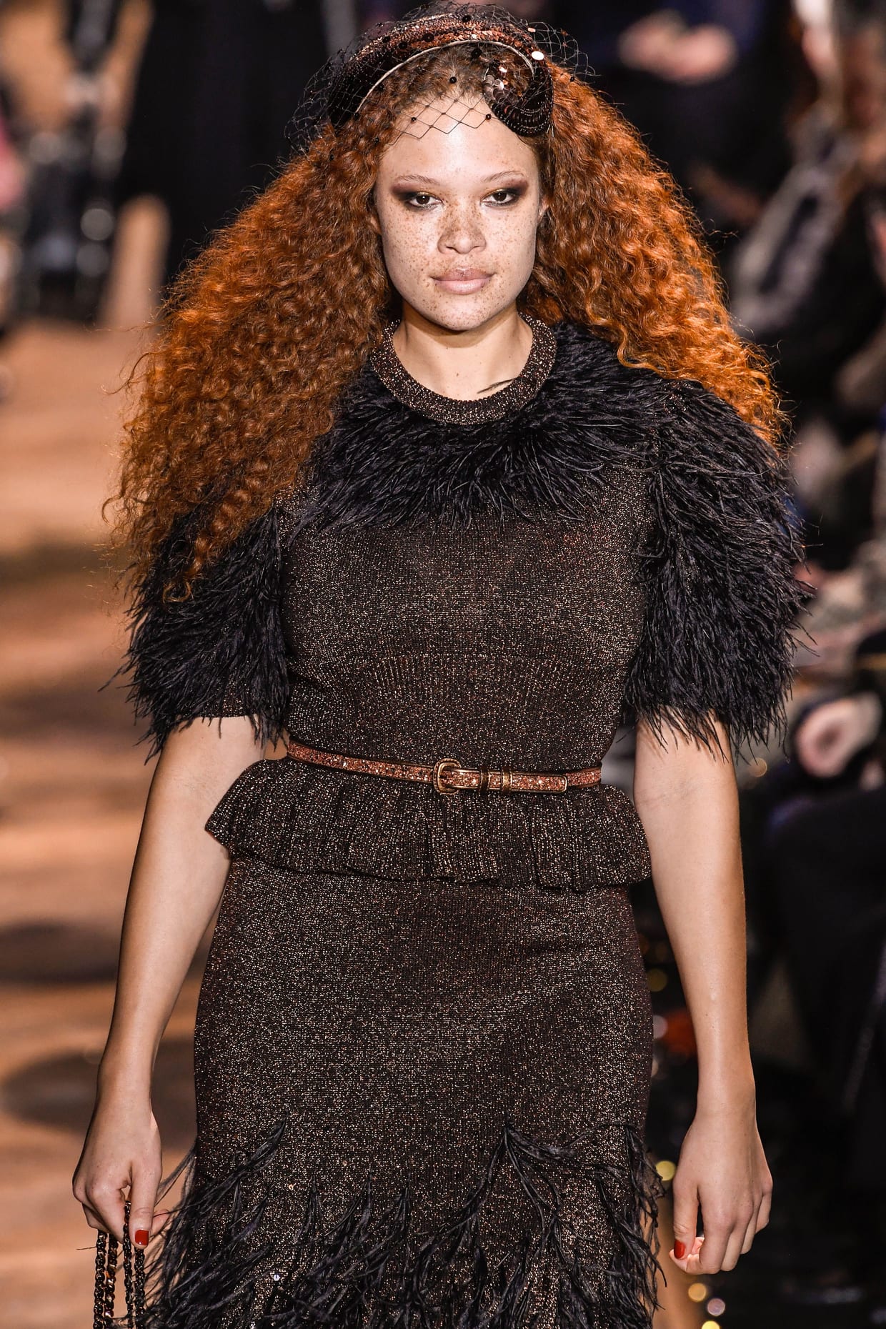A model at the Michael Kors Fall/Winter fashion show on Feb. 13, 2019.