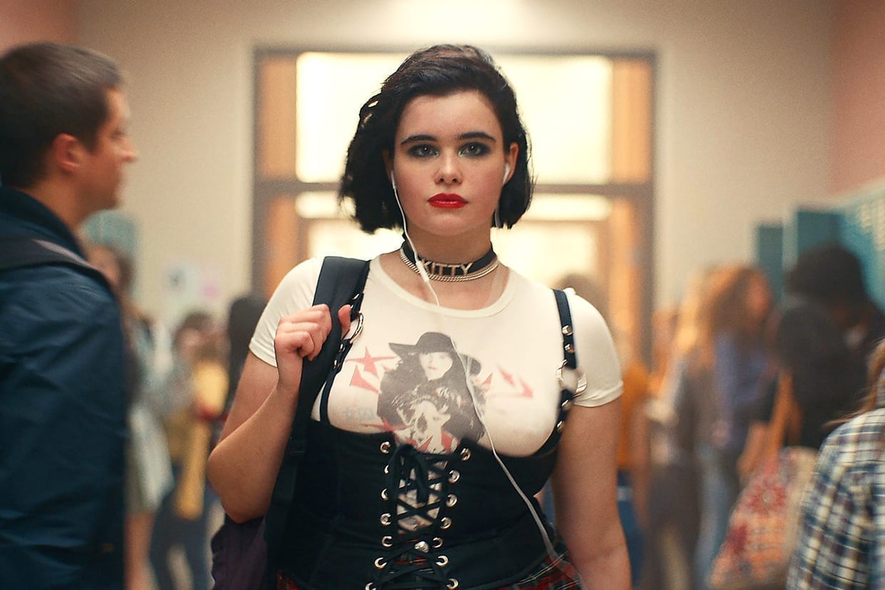 Barbie Ferreira as Kat in a scene from HBO's Euphoria.