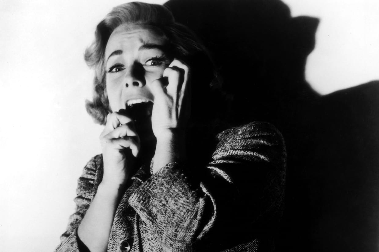 Vera Miles stars as Lila Crane in the horror classic 'Psycho', directed by Alfred Hitchcock, 1960.