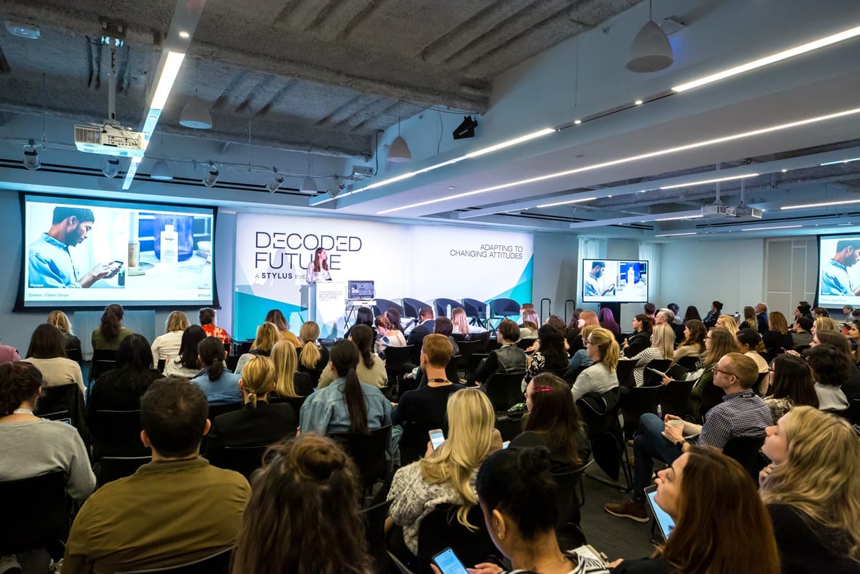 A group of people at the Decoded Future Summit in New York City, Oct. 18, 2019.