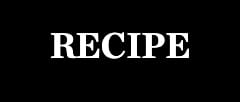 A black button that says "recipe."