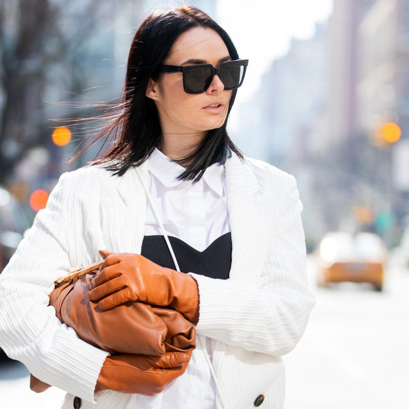 Julia Hayek during New York Fashion Week Fall/Winter, Feb. 9, 2020, in New York City.