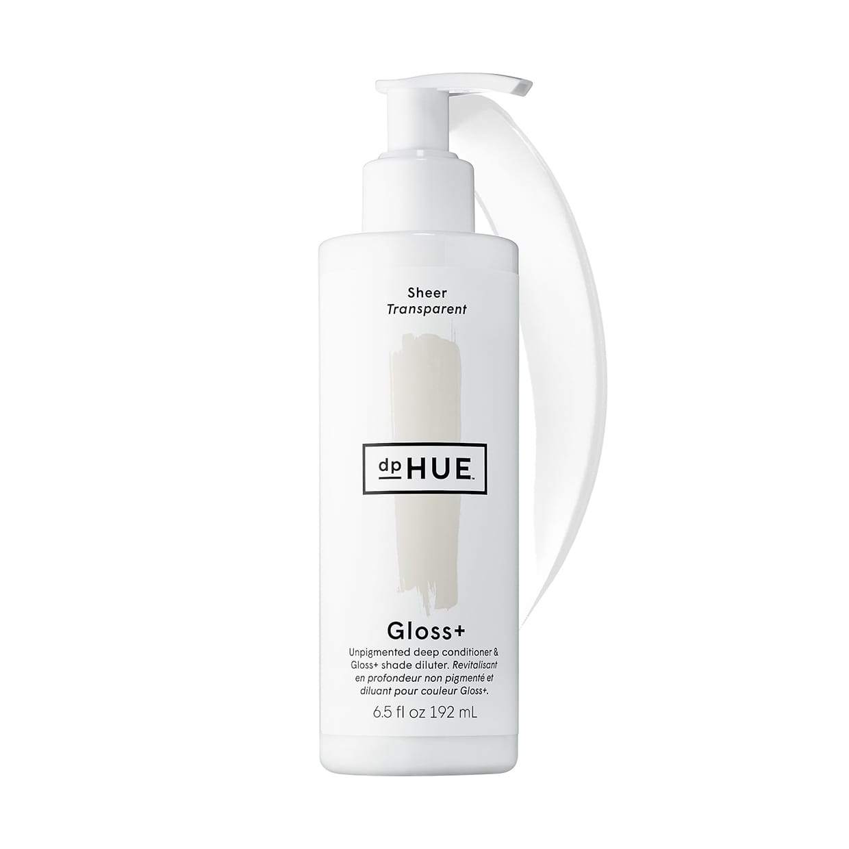 A white bottle with a pump.