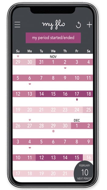 A phone screen showing the MyFlo App.