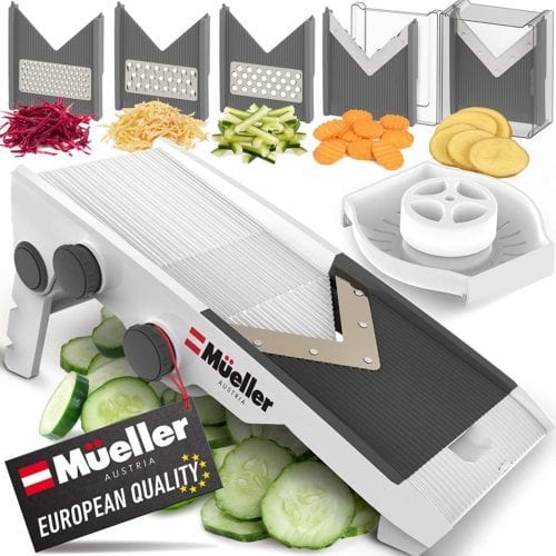 Mueller Austria Premium Quality V-Pro Multi Blade Adjustable Mandoline, $29.99