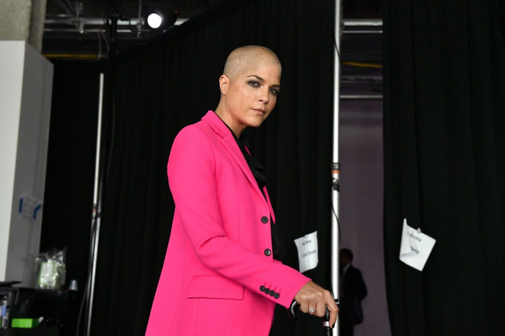 NEW YORK, NEW YORK - OCTOBER 17: Actor Selma Blair poses backstage during the TIME 100 Health Summit at Pier 17 on October 17, 2019 in New York City. (Photo by Craig Barritt/Getty Images for TIME 100 Health Summit )