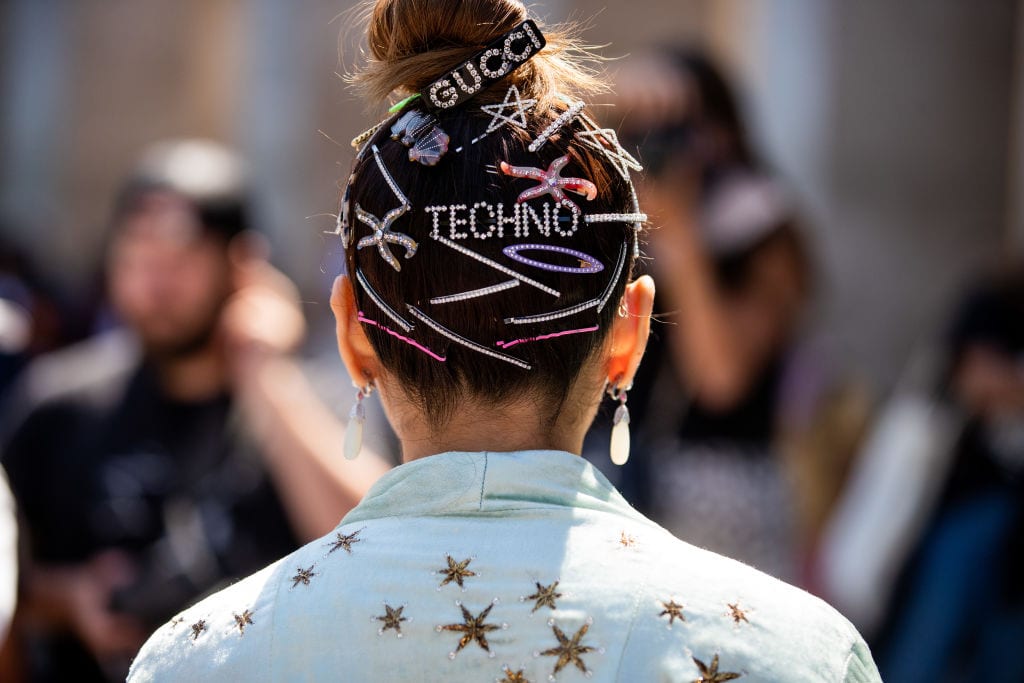 PARIS, FRANCE - JULY 03: Araya Hartgate is seen wearing hair clips outside Elie Saab during Paris Fashion Week - Haute Couture Fall/Winter 2019/2020 on July 03, 2019 in Paris, France. (Photo by Christian Vierig/Getty Images)