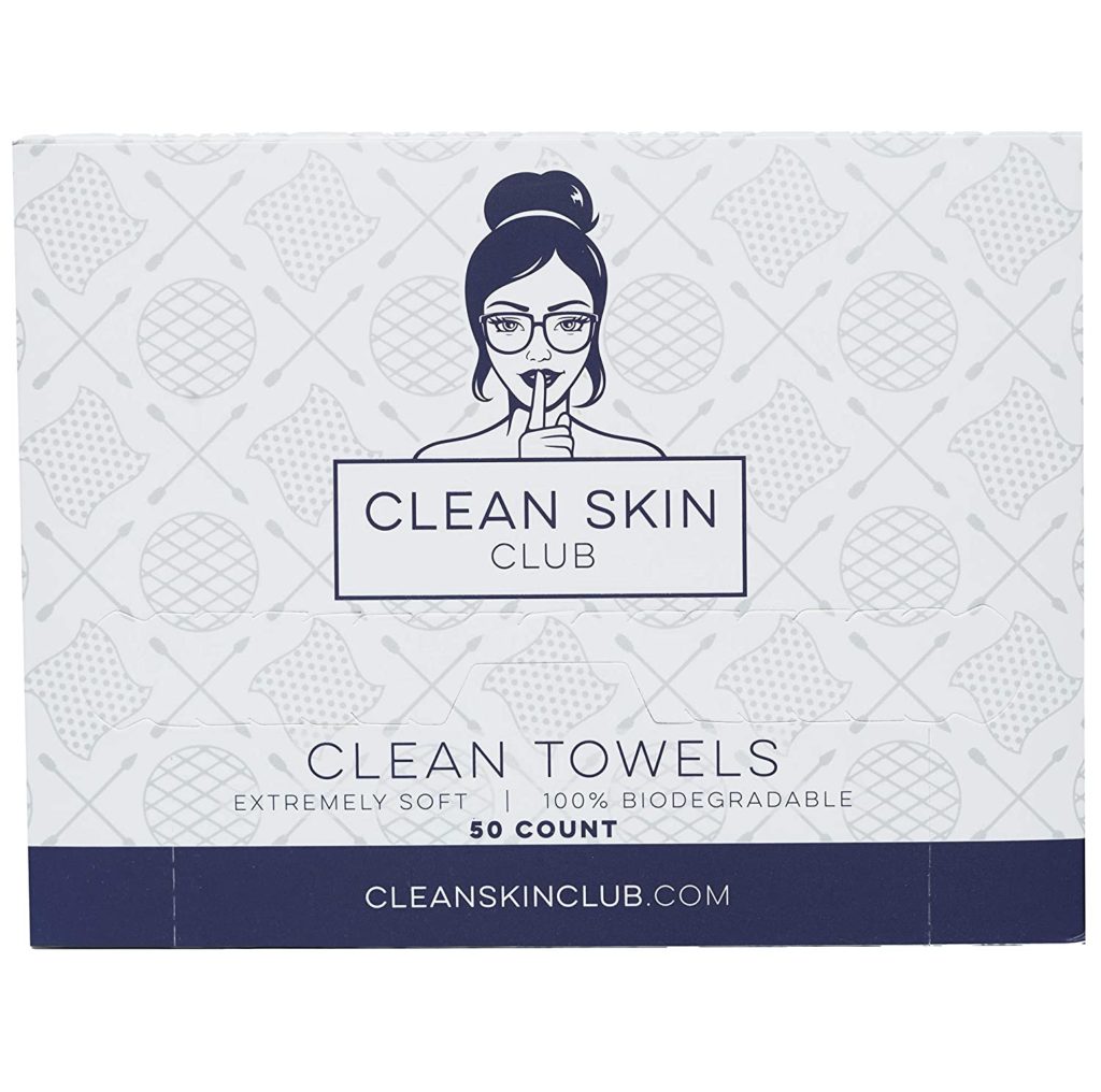 Clean Skin Club Clean Towels, Disposable Face Towelette, Facial Washcloth,  Ultra Soft 