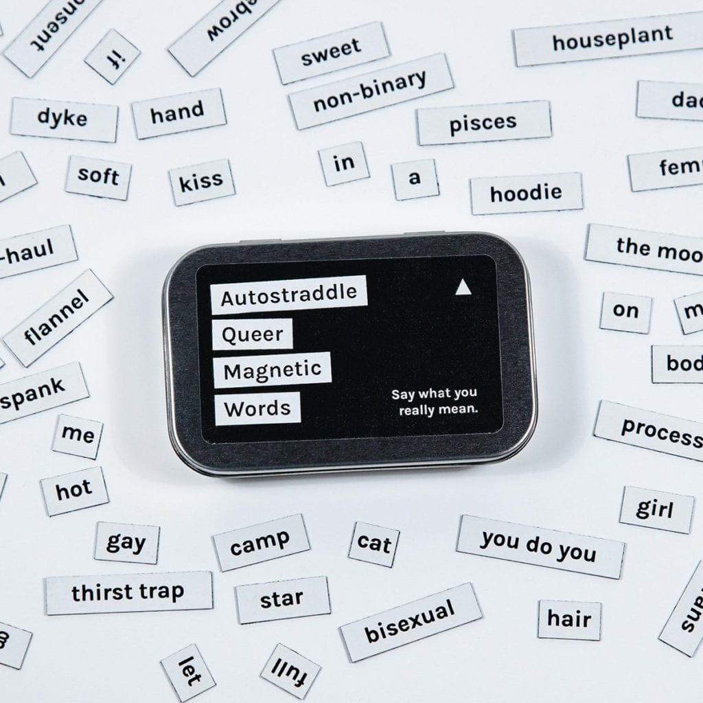 Queer Magnetic Words Kit, $18.00