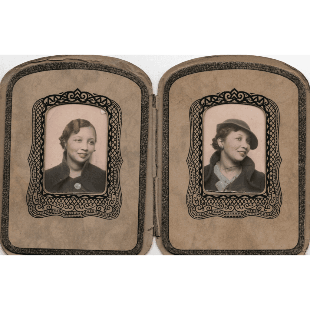 Hand-colored photobooth portraits of a woman $60.00