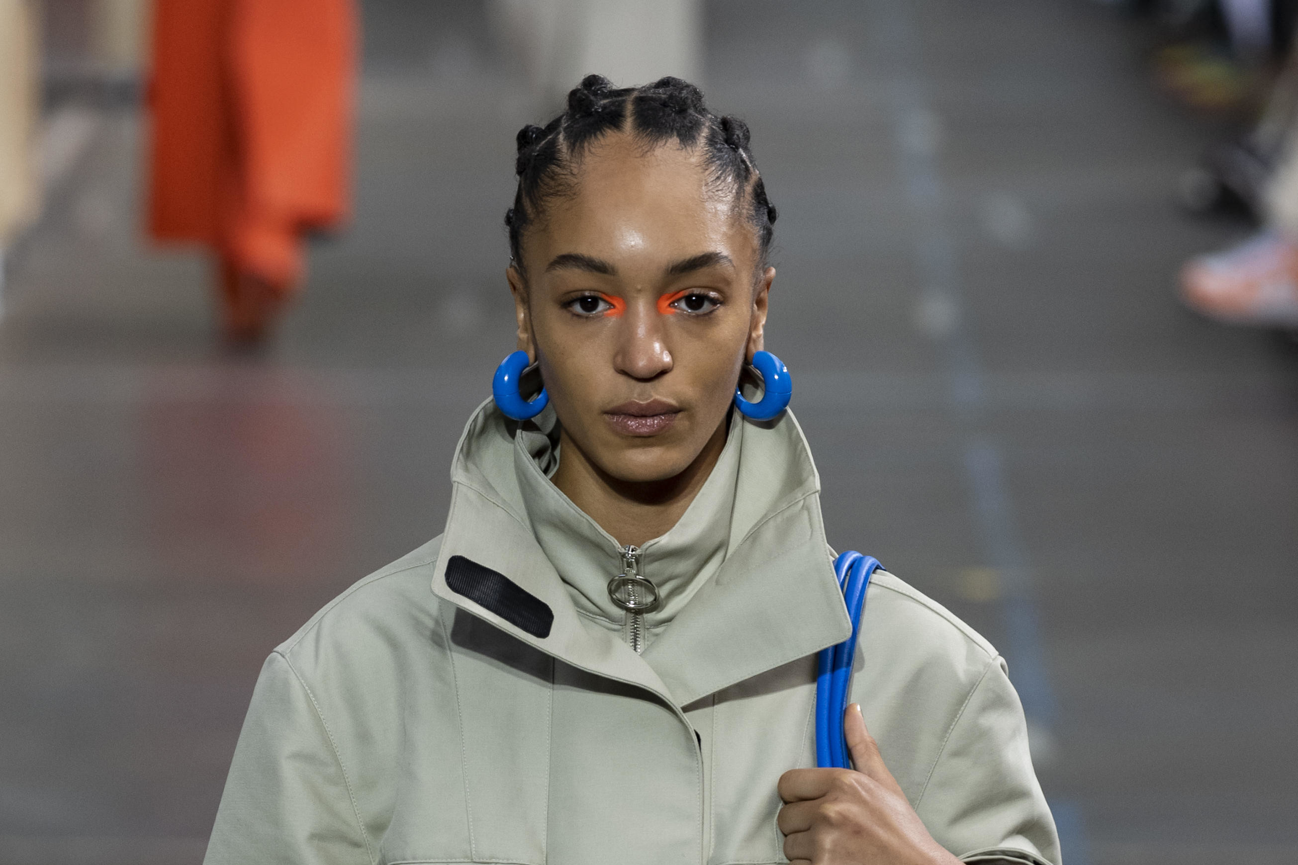 OFF-WHITE Fall Winter 2021 collection runway on July 2021 - Paris, France. 04/07/2021