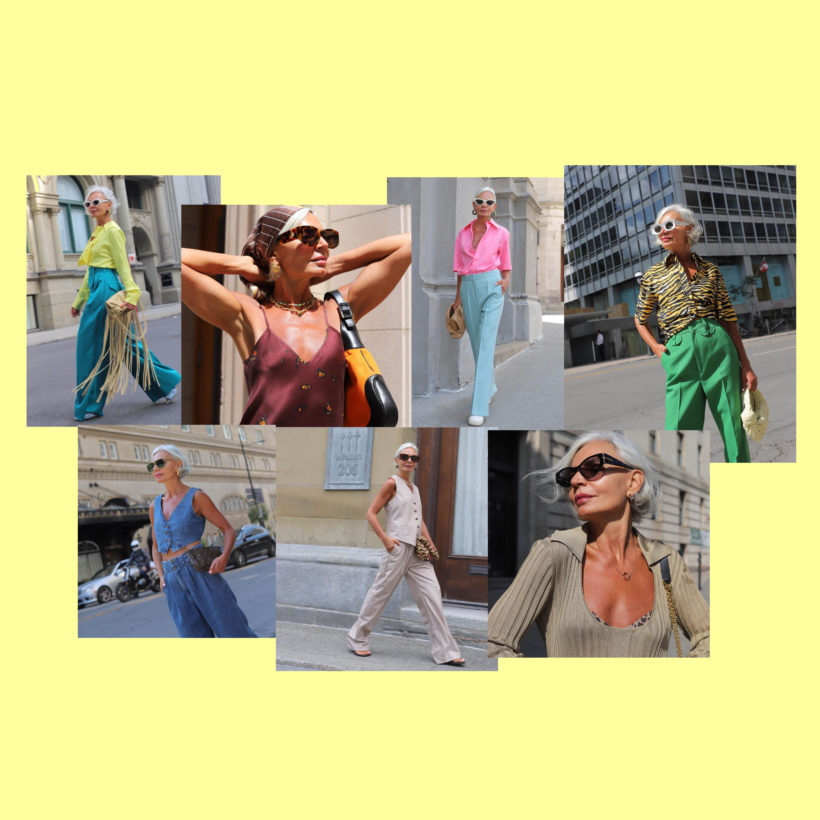 Grece Ghanem collage of fall fashion streetstyle