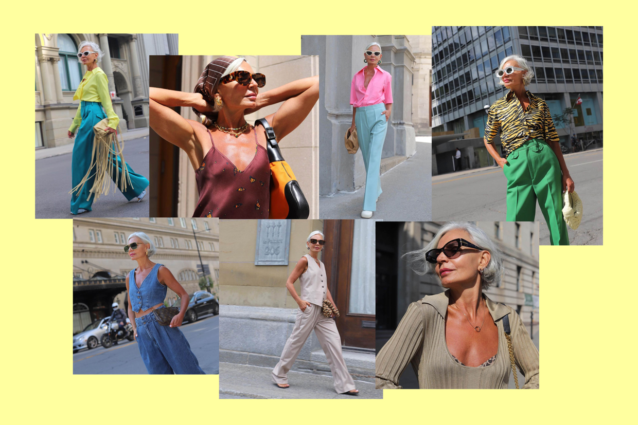 Grece Ghanem collage of fall fashion streetstyle