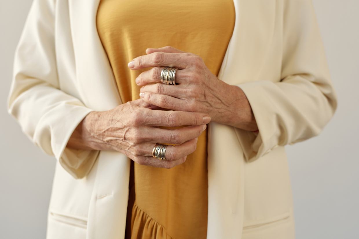 Hands Of Aged Woman