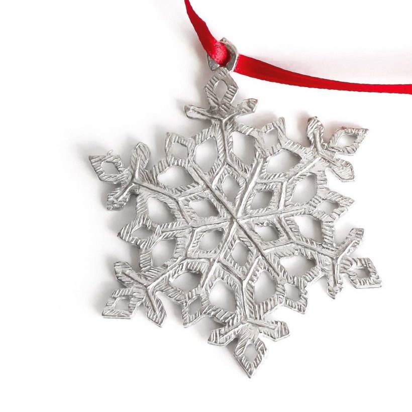 Handmade Snowflake Christmas Tree Ornament