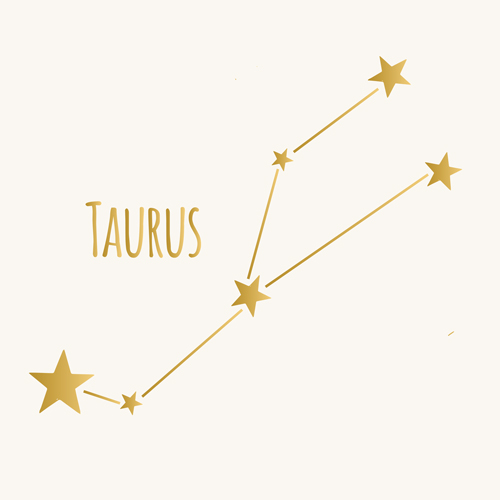 Taurus constellation illustration