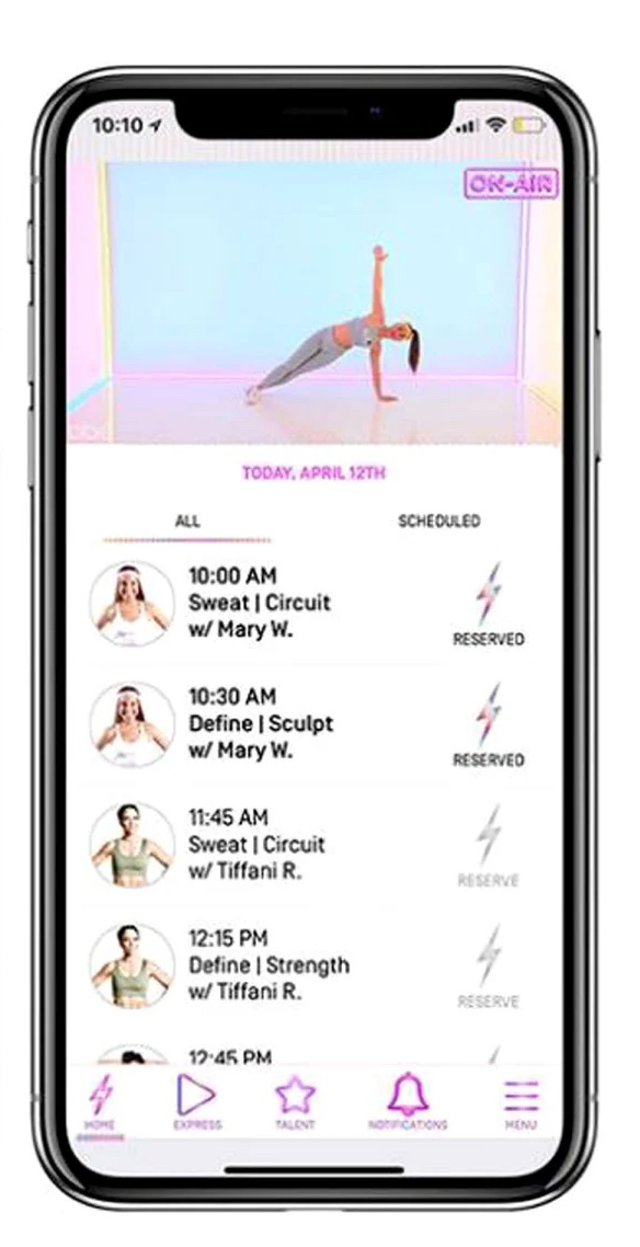 Obe Fitness App