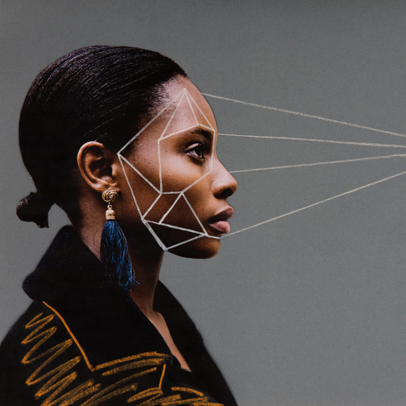 collage of woman and vanishing point
