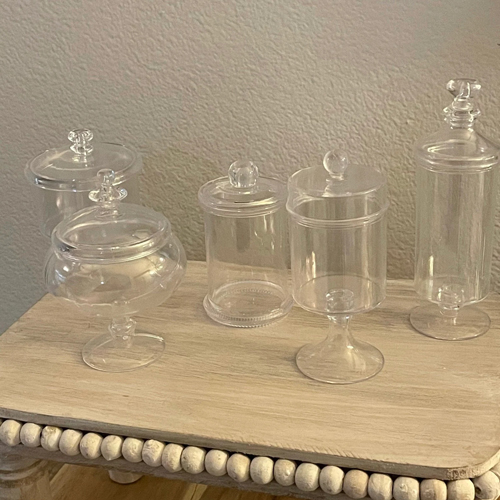 10 Mini Apothecary Candy Jars