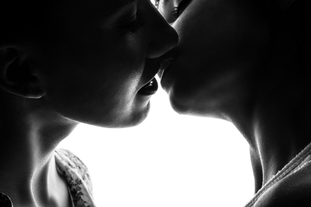 Close-Up Of Couple Kissing