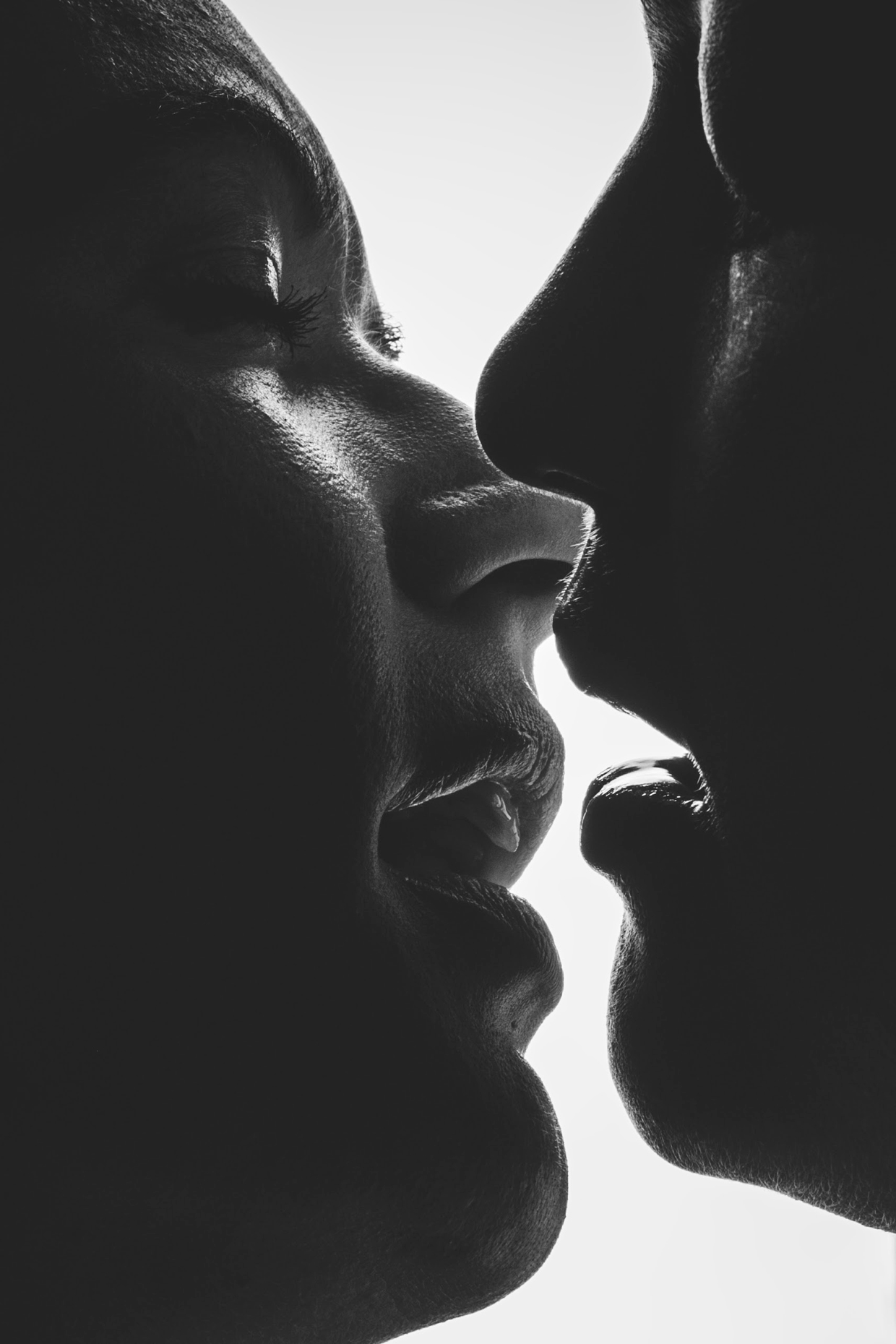 Close-Up Of Couple Kissing