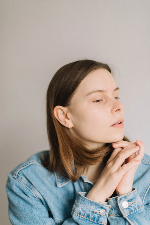 Portrait Of A Teenage Girl Looking Away