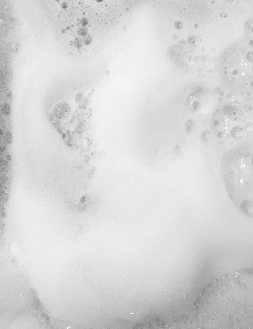 Close up Soap foam