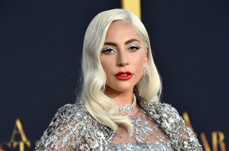 Lady Gaga attends the Premiere of A Star Is Born Arrivals