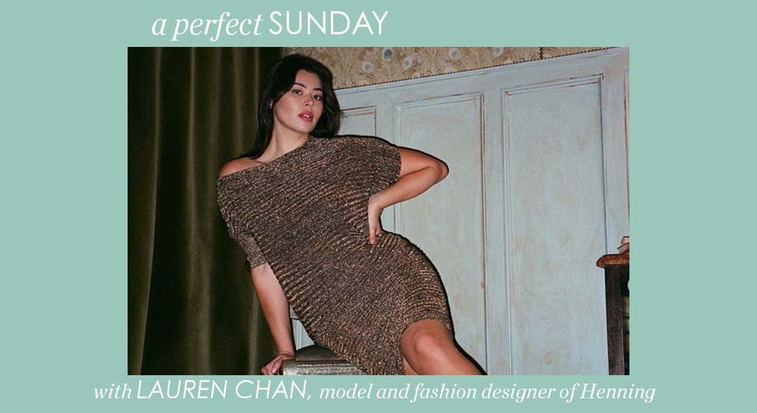 Portrait of model and fashion designer Lauren Chan