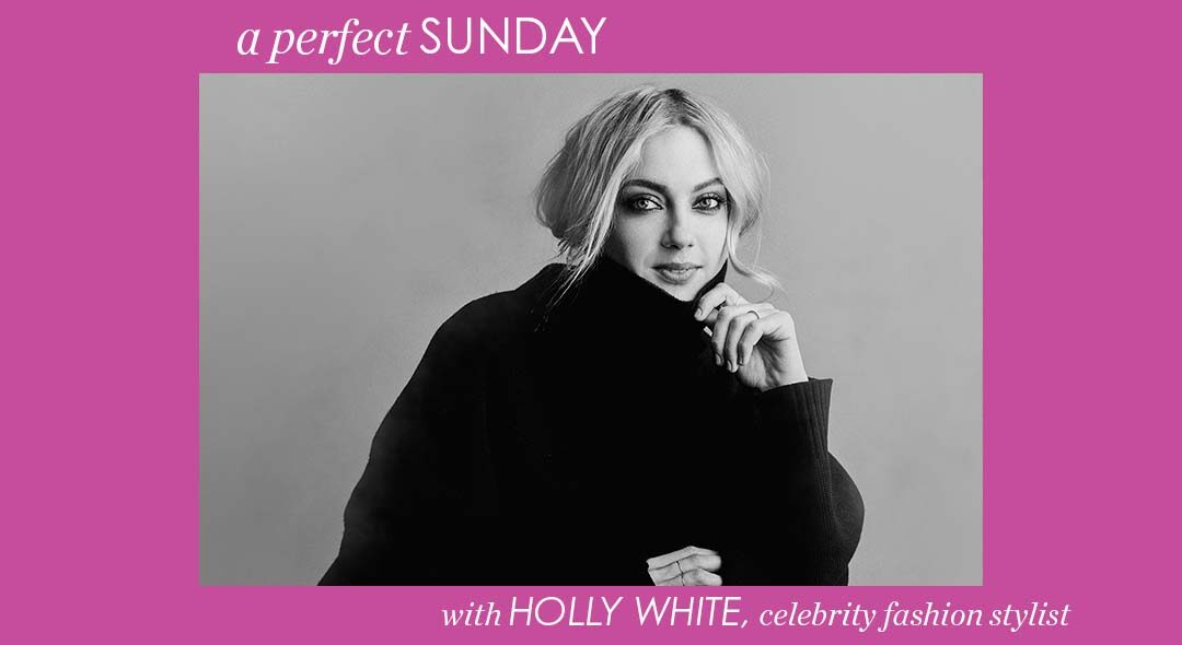 portrait of celebrity fashion stylist holly white.